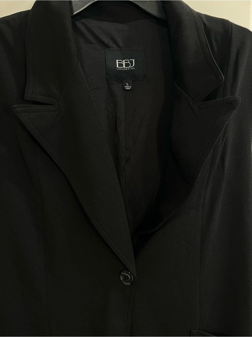 BBJ Black Sleeveless Belted Blazer - Picture 9 of 16